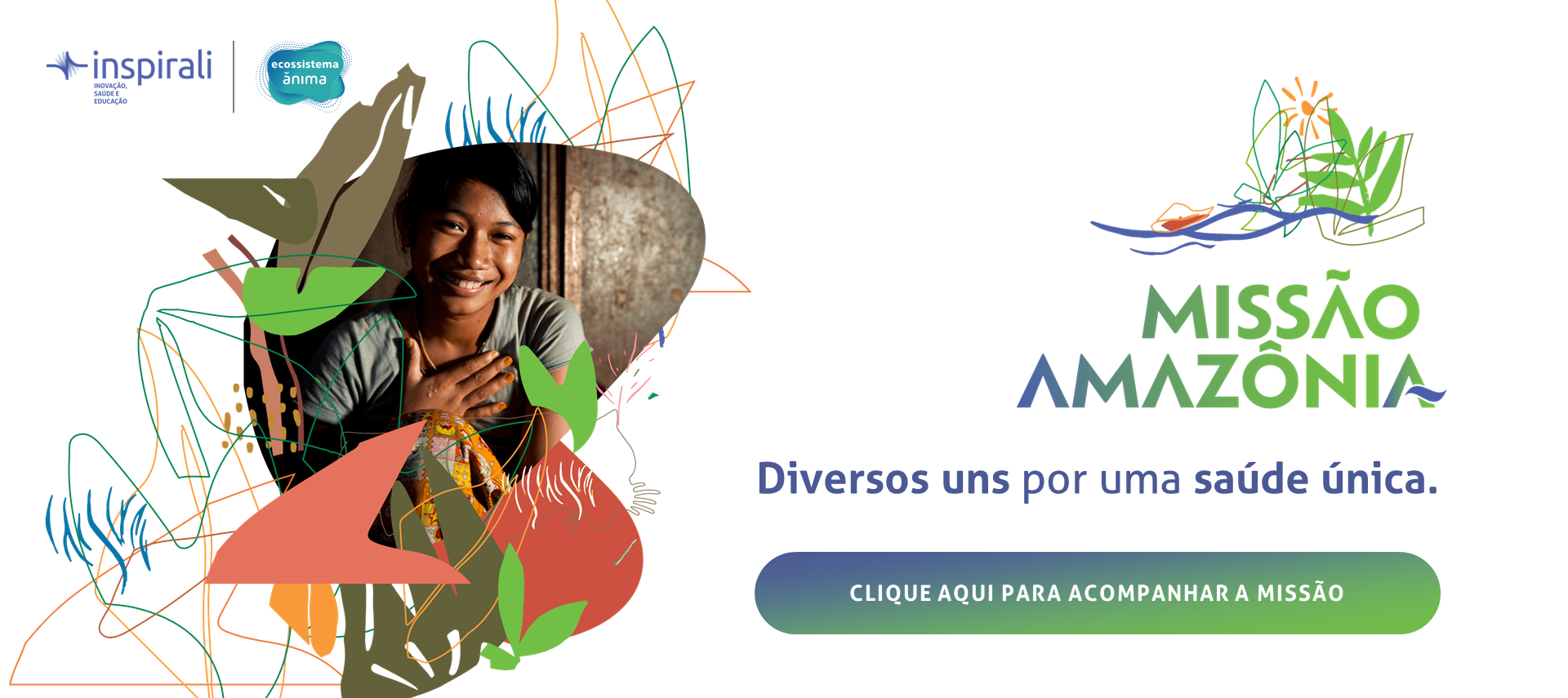 riança Indigena sorrindo, missão amazônia
